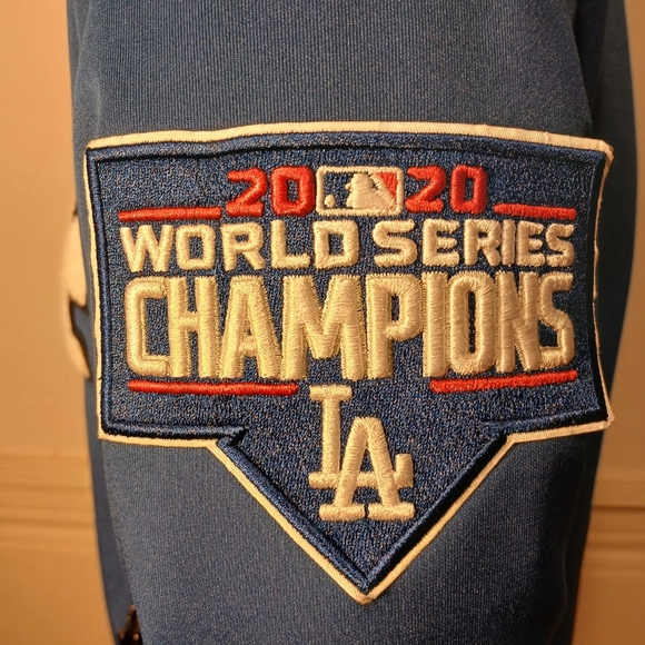 Dodgers 2020 World Series Champions track jacket Pro Standards Small - Picture 6 of 6